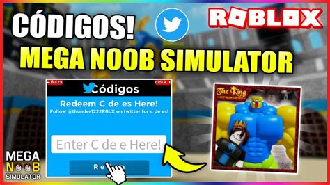 códigos de mega noob simulator.